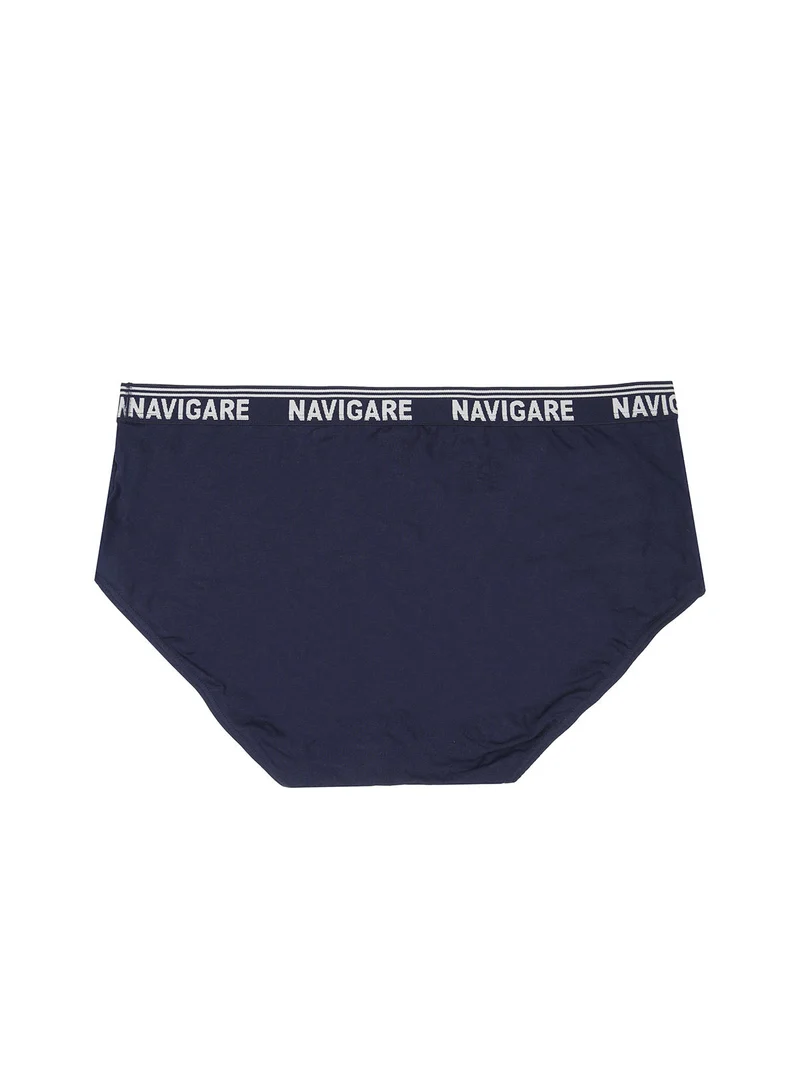 Slip da uomo taglie grandi in cotone bielastico - blu scuro