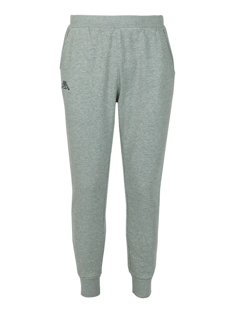 Pantaloni sportivi uomo in cotone felpato - grigio