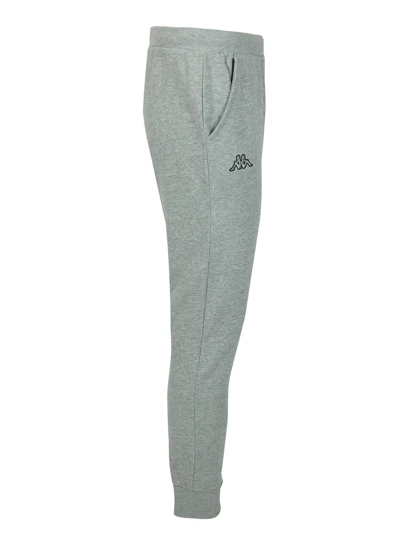 Pantaloni sportivi uomo in cotone felpato - grigio