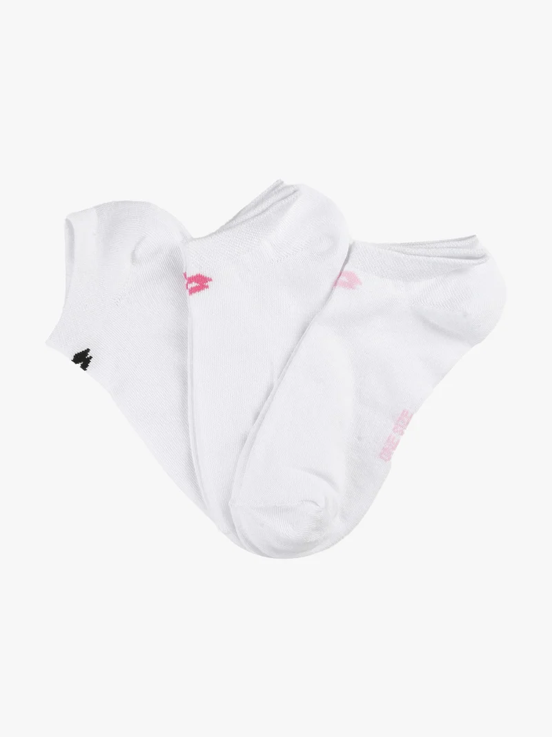 Calzini corti donna. Confezione da 3 paia - bianco