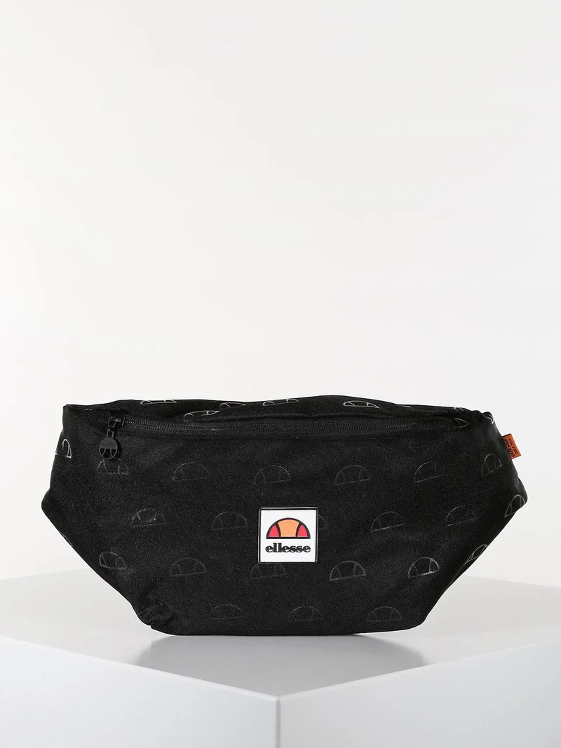 Marsupio in tessuto con stampe - nero