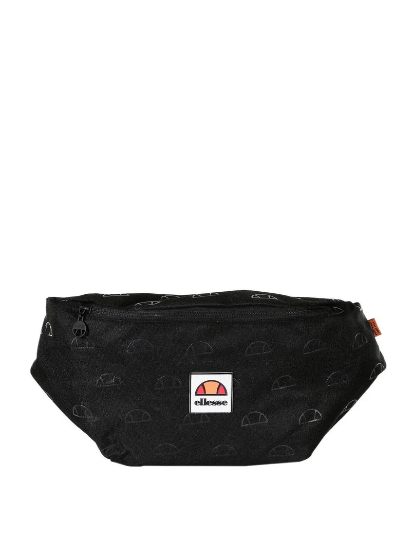 Marsupio in tessuto con stampe - nero