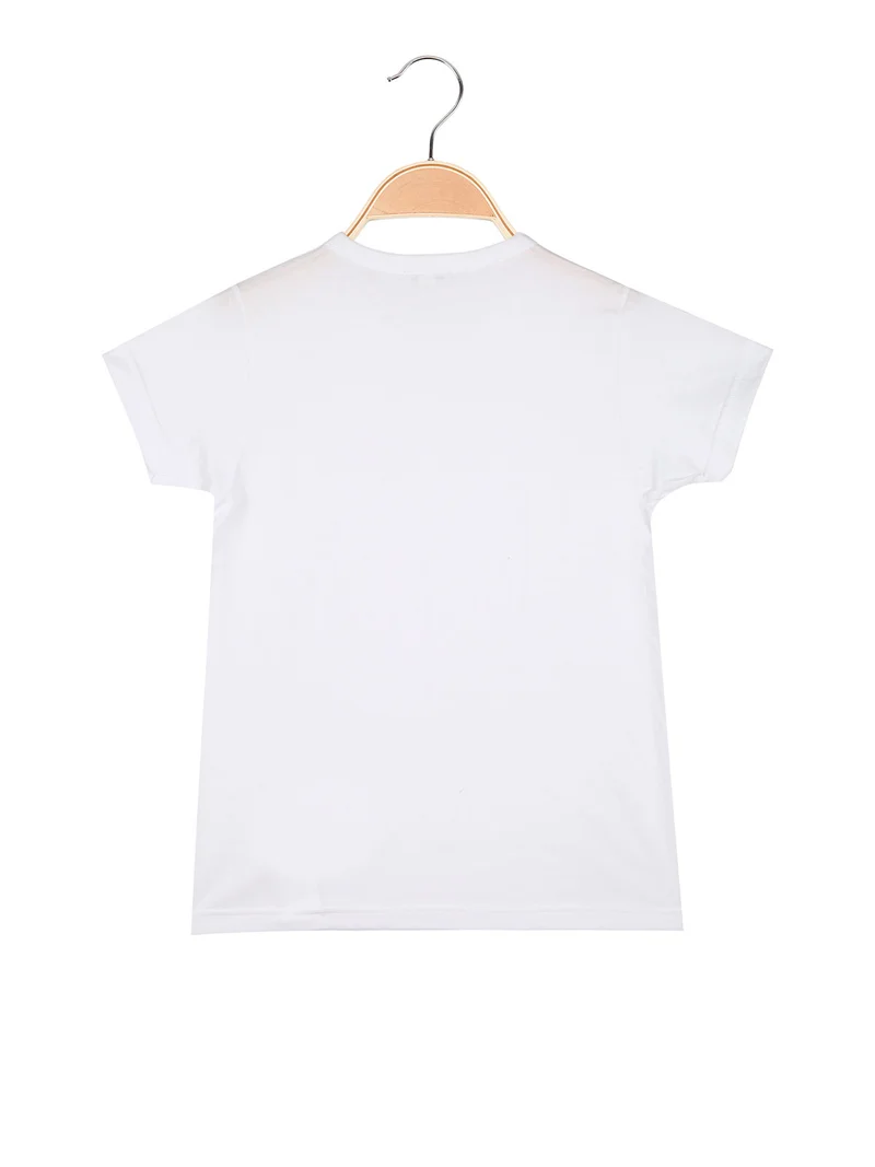 T-shirt intima da bambini in cotone - bianco