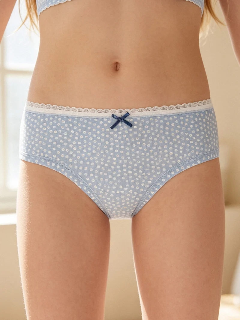 Slip bambina con stampe - azzurro