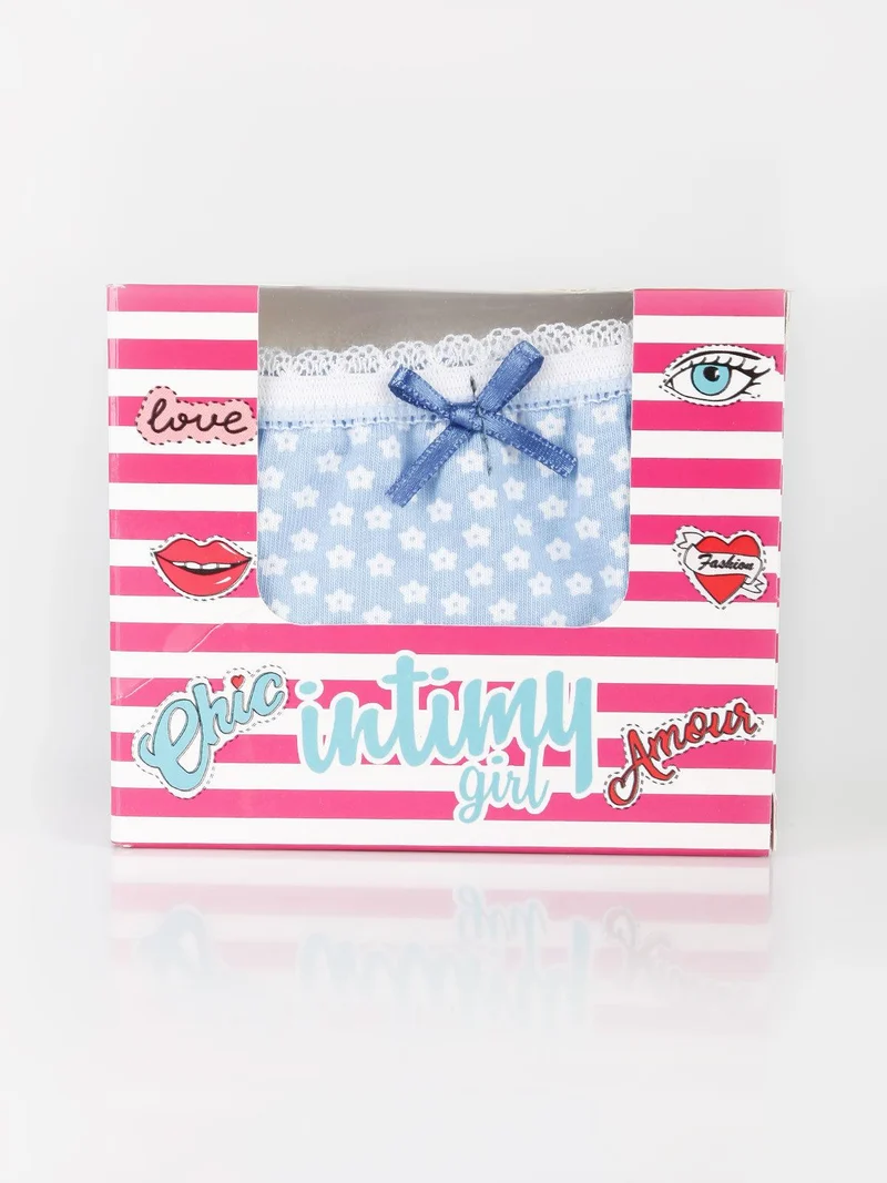 Slip bambina con stampe - azzurro