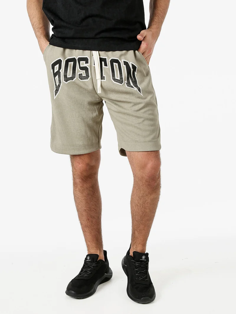Bermuda da uomo con coulisse - militare