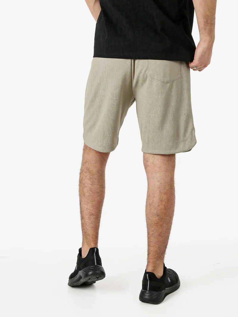Bermuda da uomo con coulisse - militare