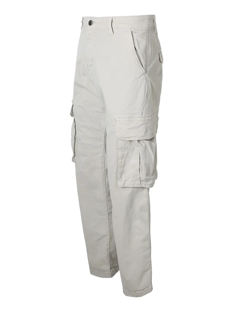 Pantaloni cargo baggy da uomo - beige