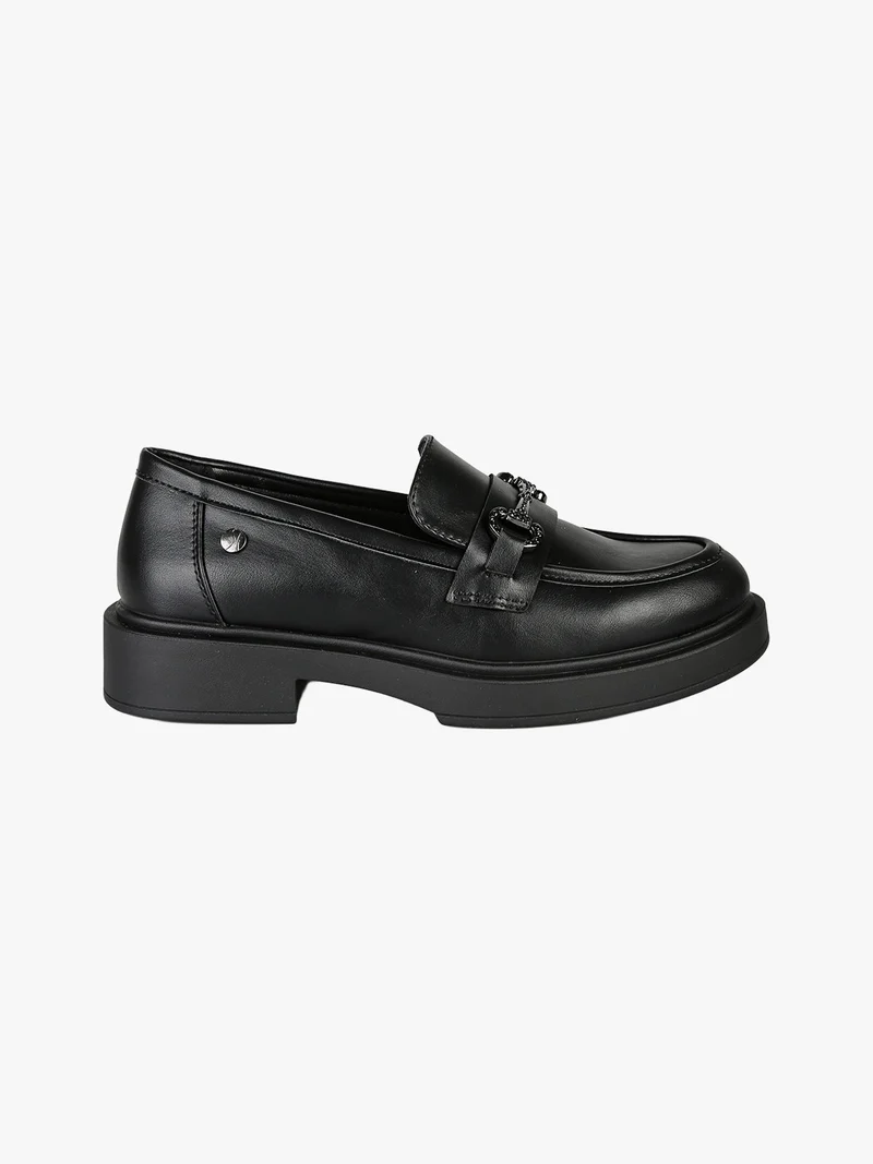 Mocassini donna in ecopelle - nero