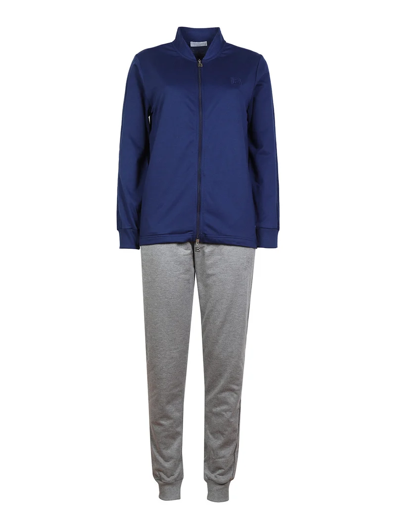 Tuta leggera sportiva donna taglie forti - blu