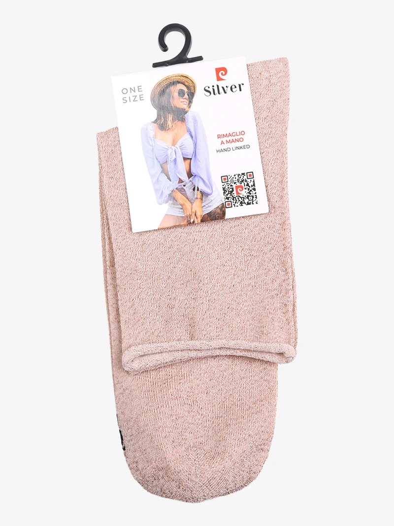 Calze donna lurex - rosa