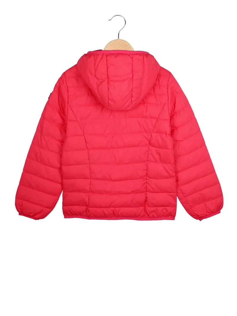 Dolly VII Bomber HD PAD G giubbino con cappuccio rosa fluo - rosso