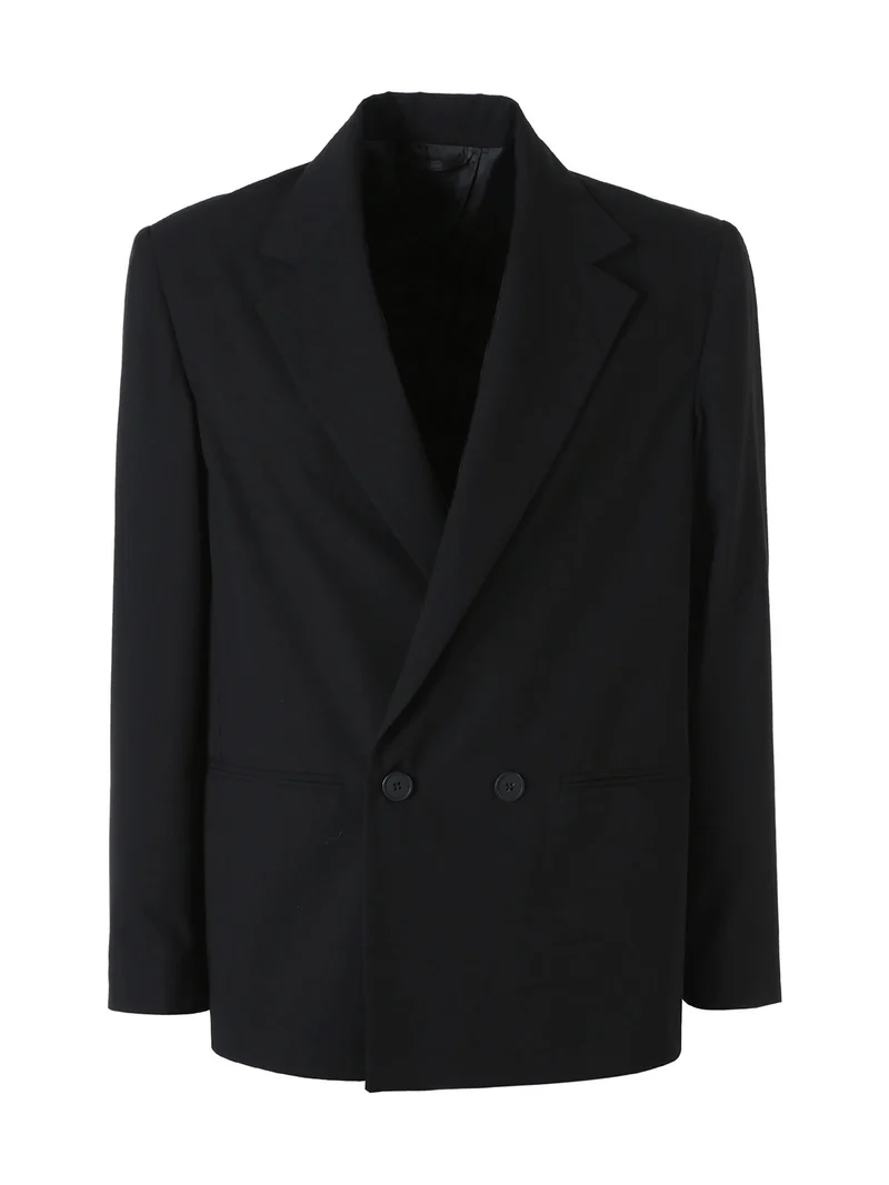 Blazer da uomo elegante a doppiopetto - nero