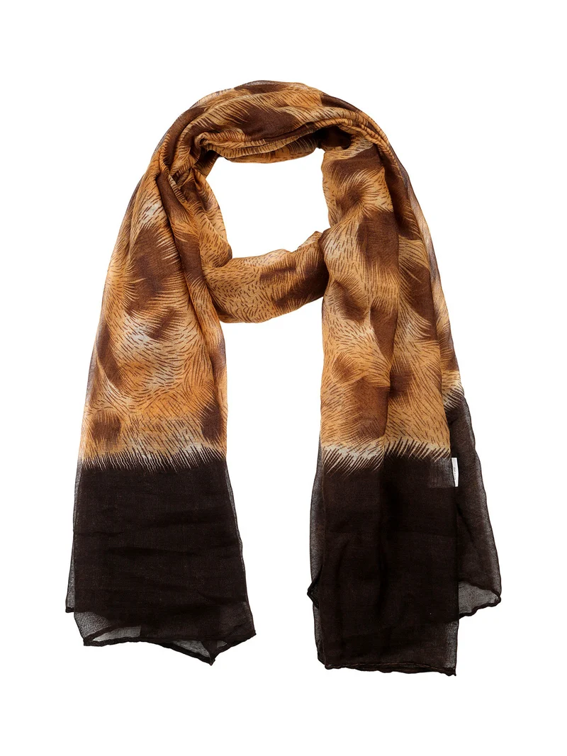 Sciarpa donna leggera - marrone