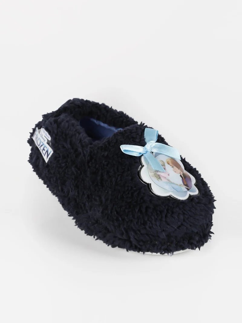 Pantofole da bambona con pelo - blu scuro