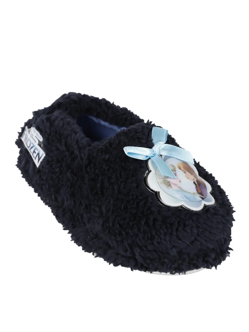 Pantofole da bambona con pelo - blu scuro