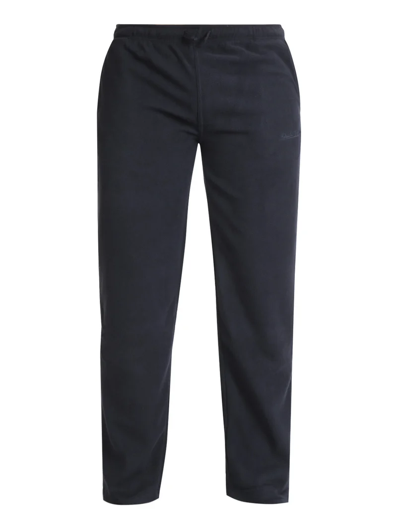 Pantaloni in pile da uomo - blu scuro
