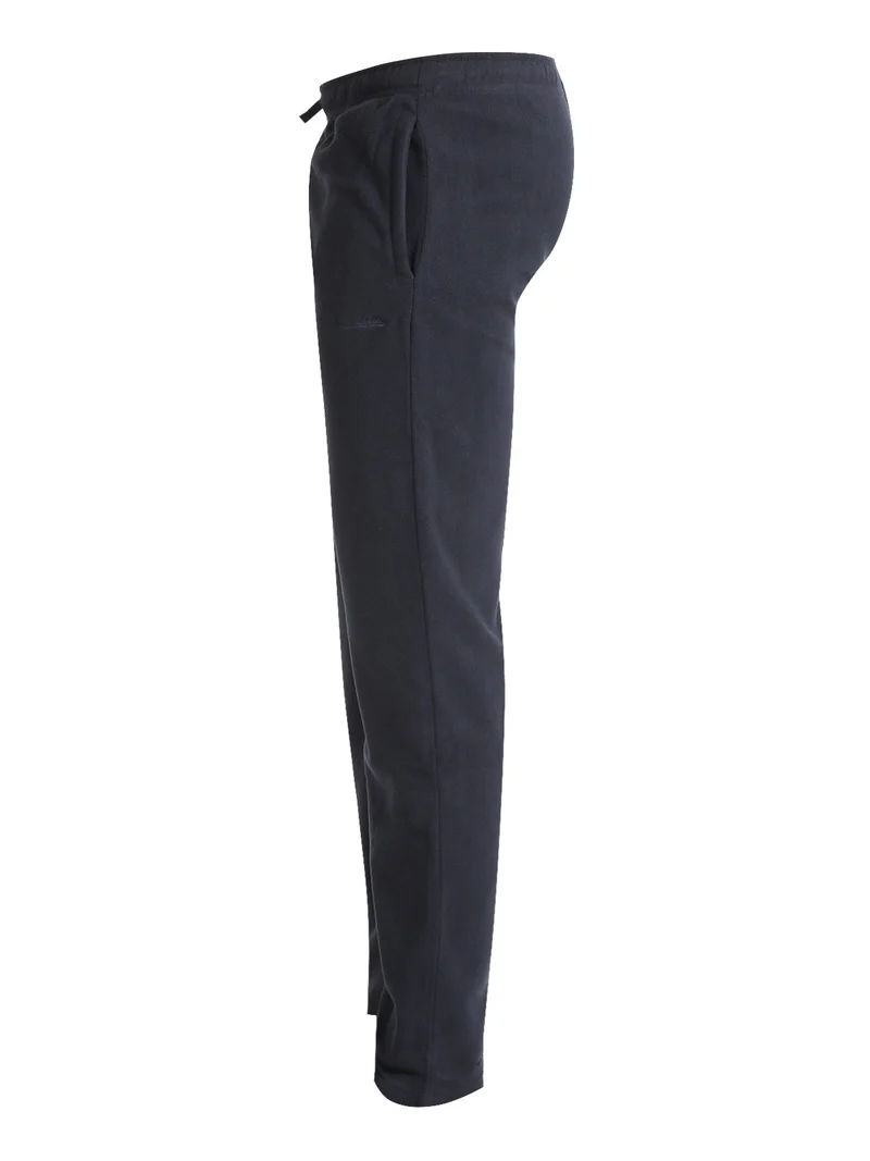 Pantaloni in pile da uomo - blu scuro