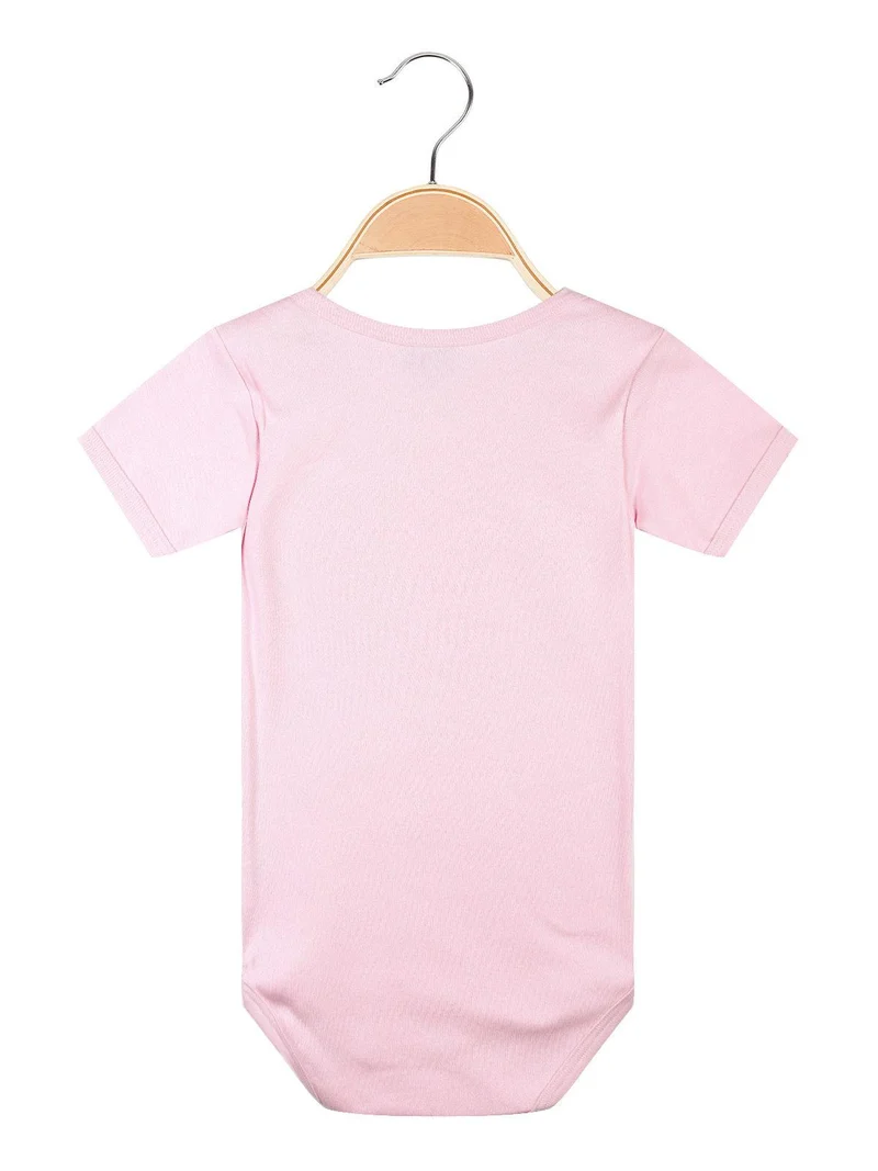 Body neonata a manica corta - rosa