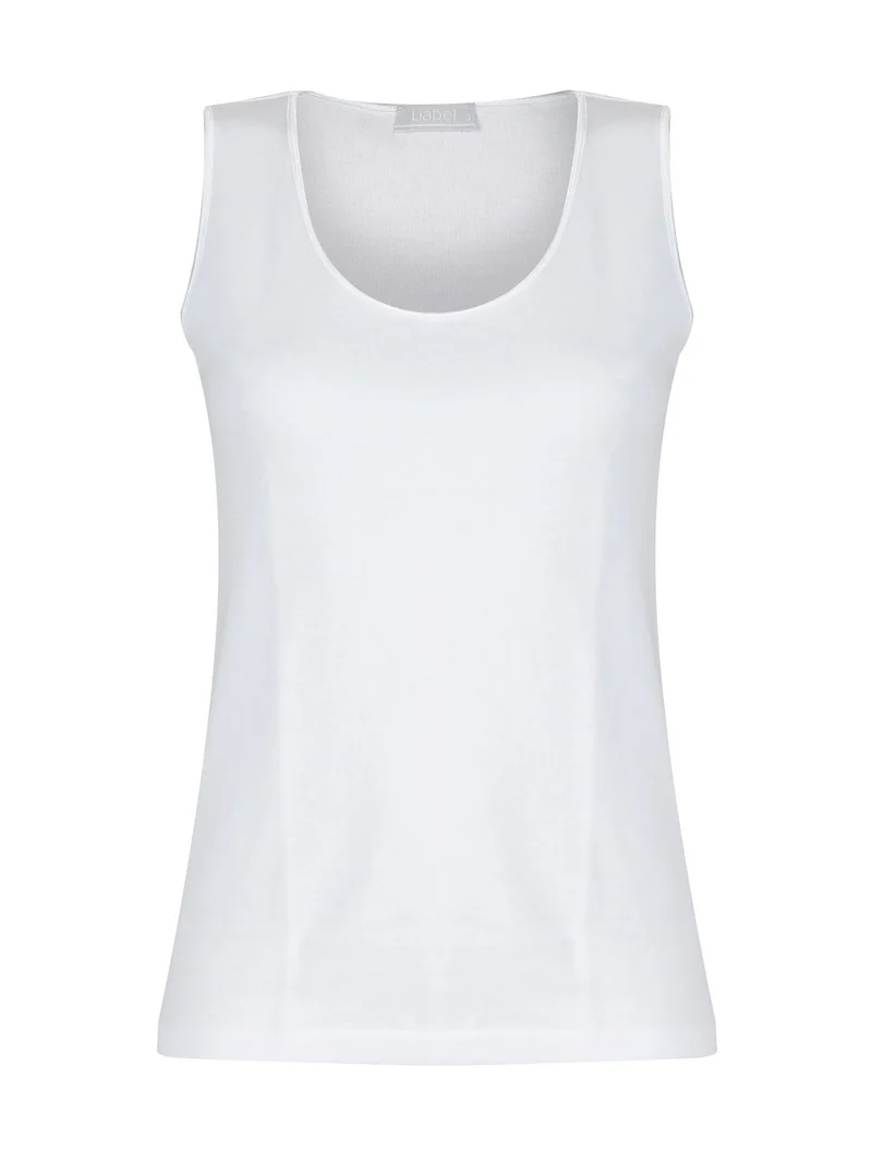 Canotta intima donna in lana cotone - bianco
