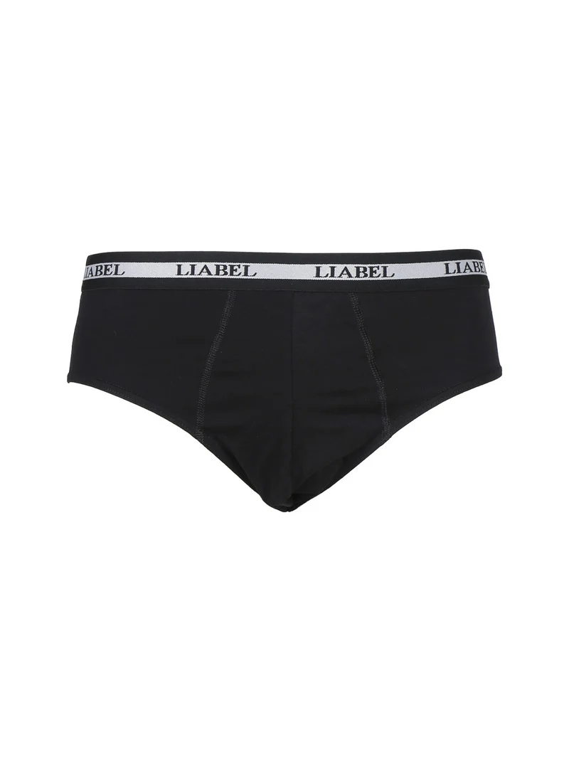 Slip da uomo in cotone elasticizzato - nero