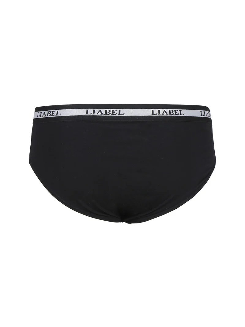 Slip da uomo in cotone elasticizzato - nero