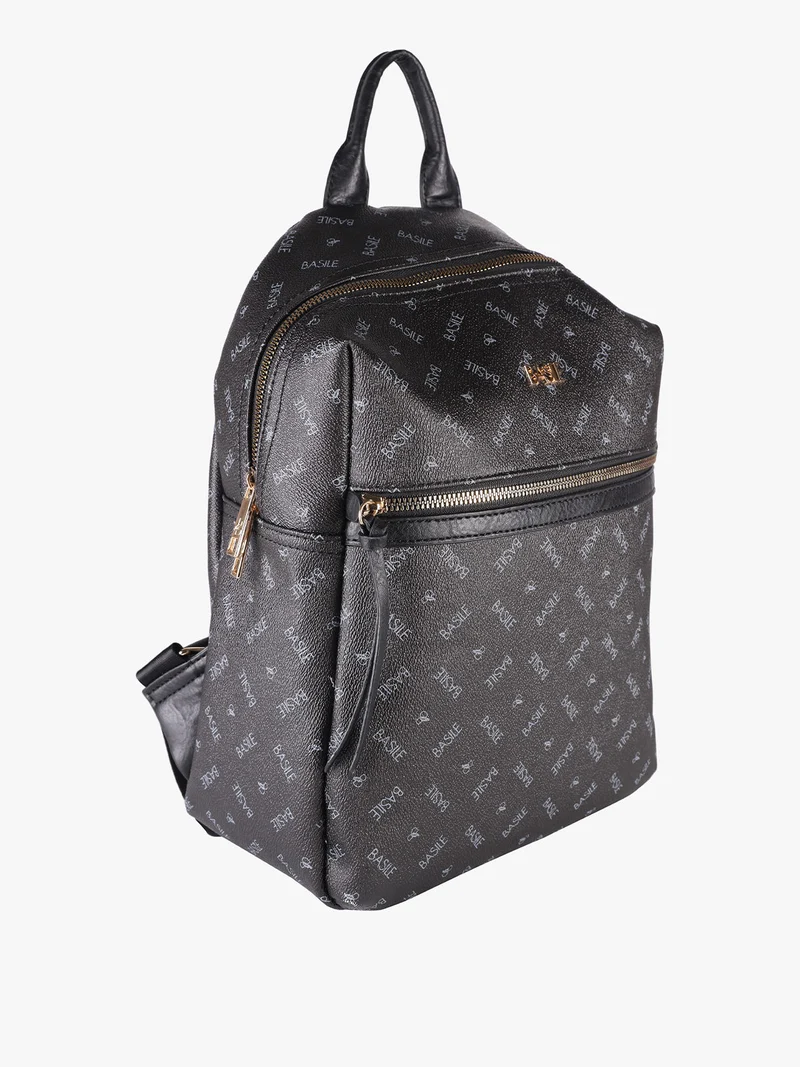 Zaino donna con cerniere - nero
