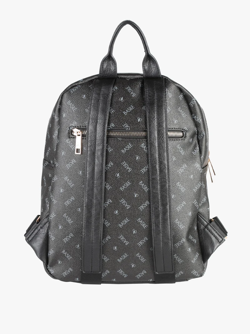 Zaino donna con cerniere - nero
