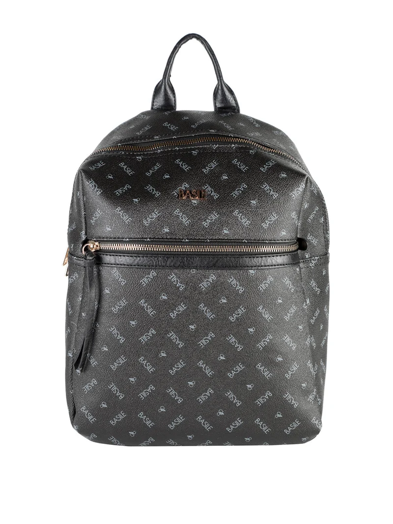 Zaino donna con cerniere - nero