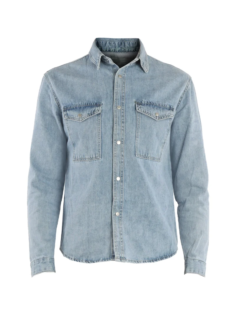 Camicia in jeans da uomo - jeans