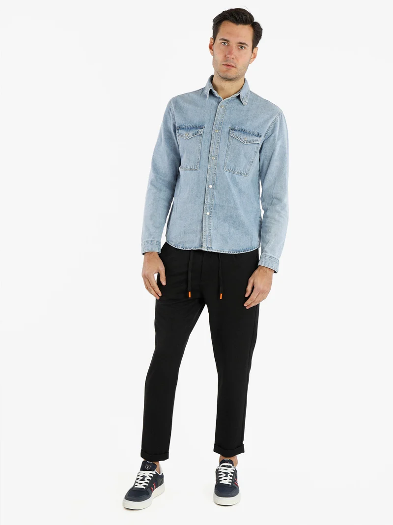 Camicia in jeans da uomo - jeans