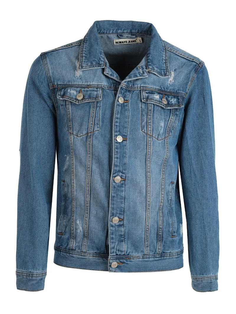 Giacca jeans da uomo con taschini - jeans