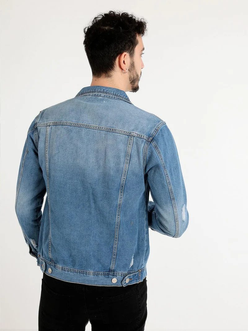 Giacca jeans da uomo con taschini - jeans