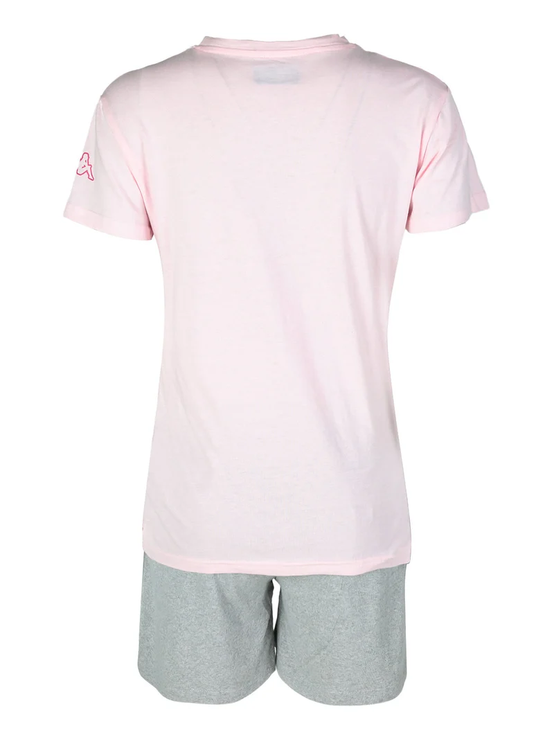 Pigiama corto da donna in cotone - rosa