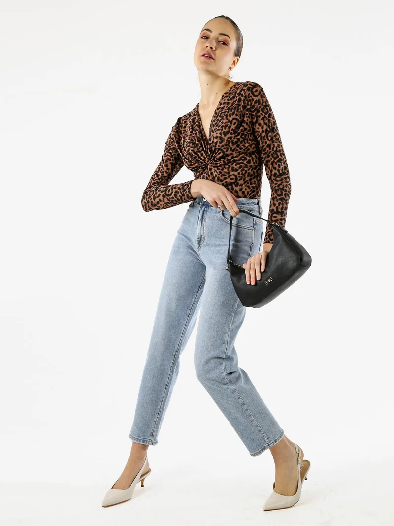Borsa donna mini hobo - nero