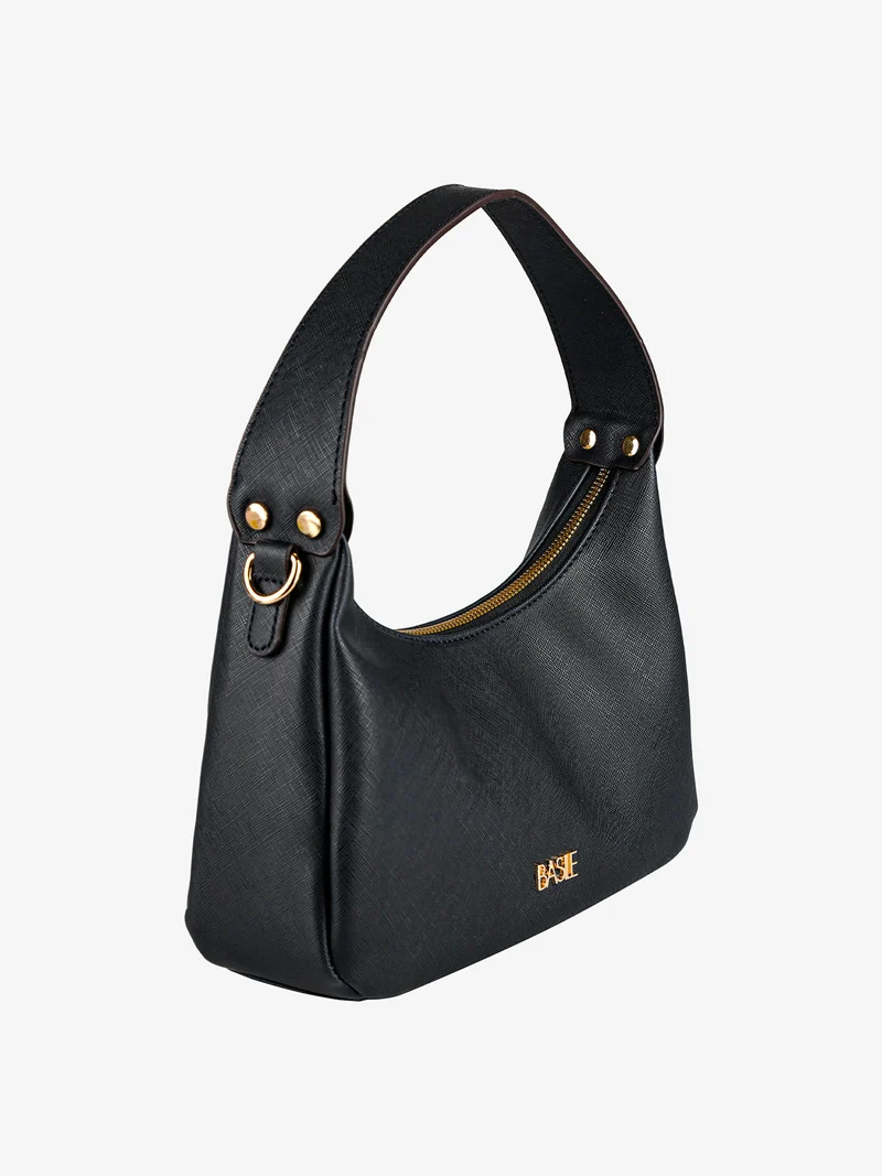 Borsa donna mini hobo - nero