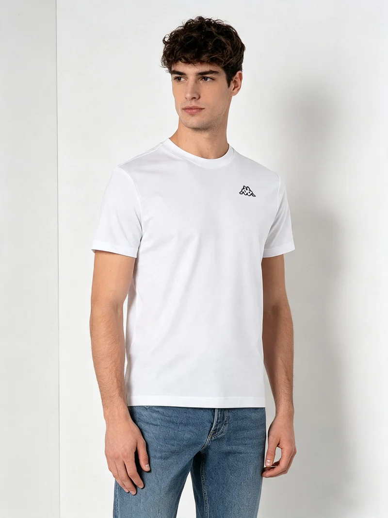 T-shirt uomo slim fit in cotone - bianco