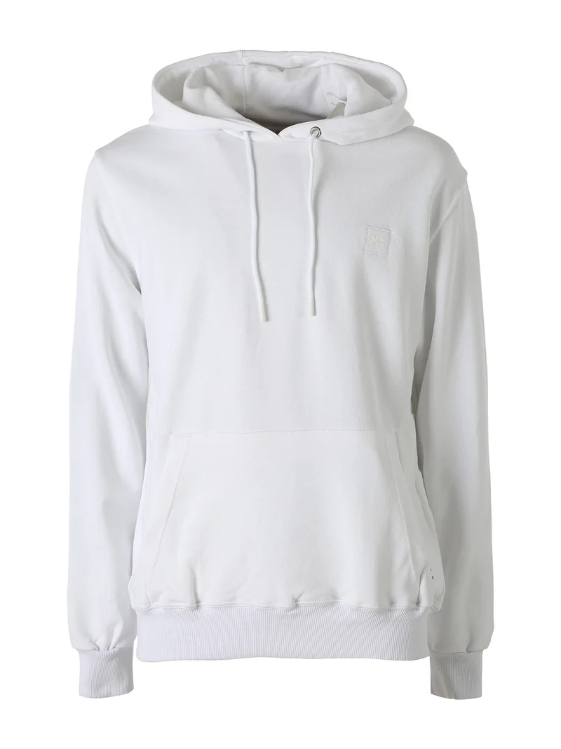Felpa da uomo in cotone con cappuccio - bianco