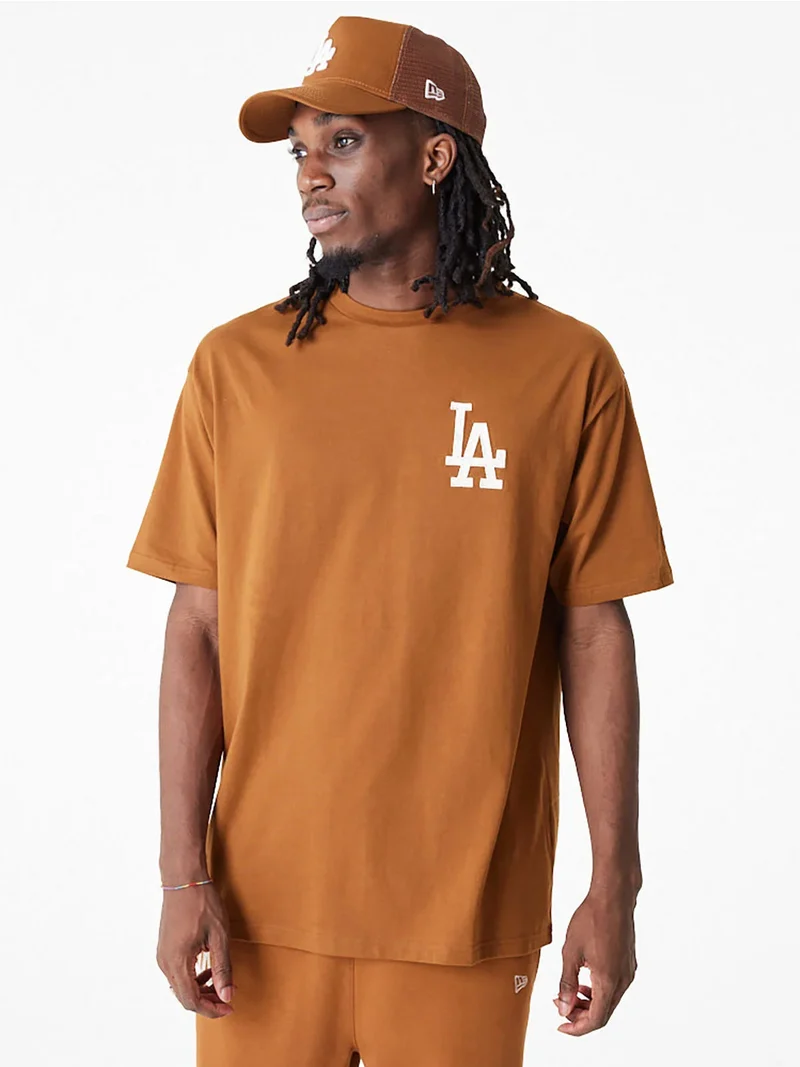 T-shirt unisex manica corta con logo - marrone