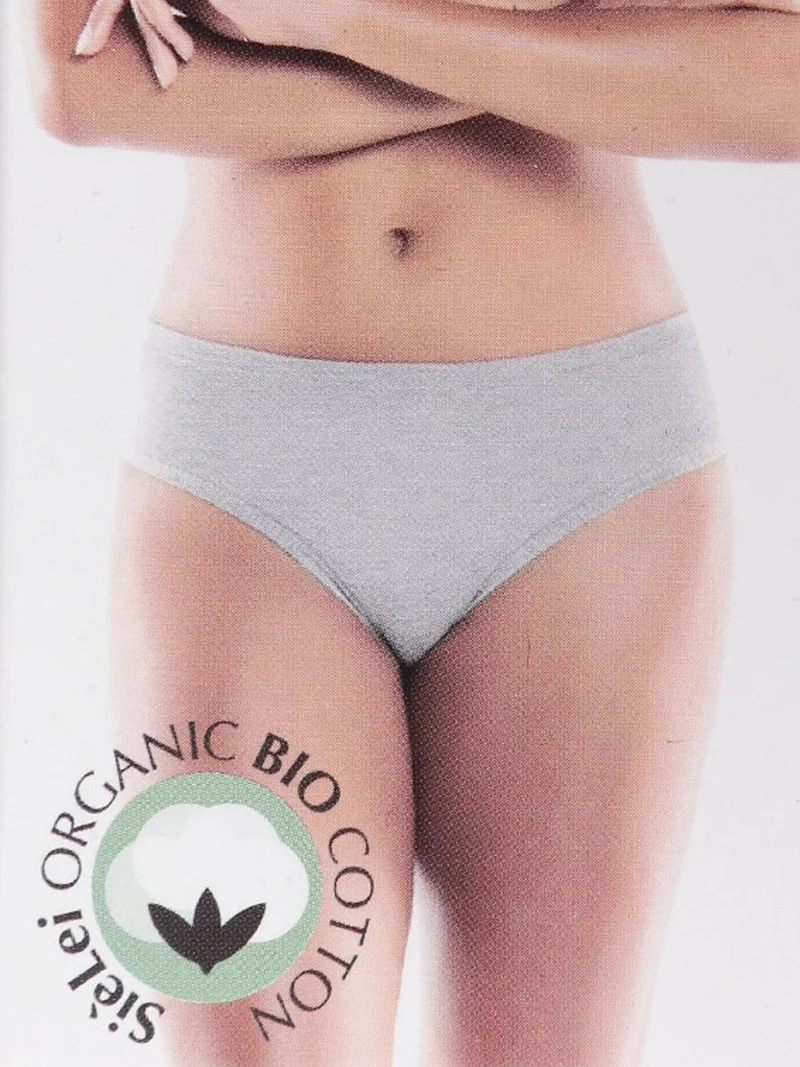 Slip donna in cotone - grigio