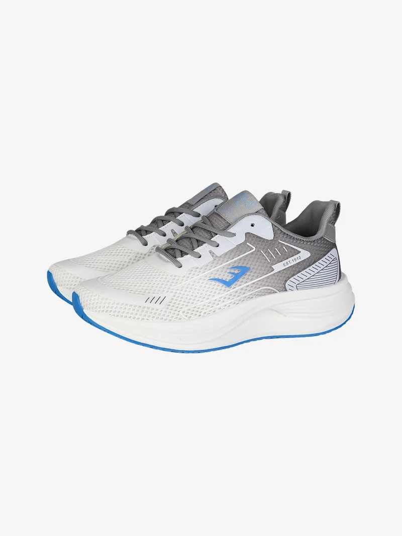 Sneakers sportive da uomo con lacci - bianco