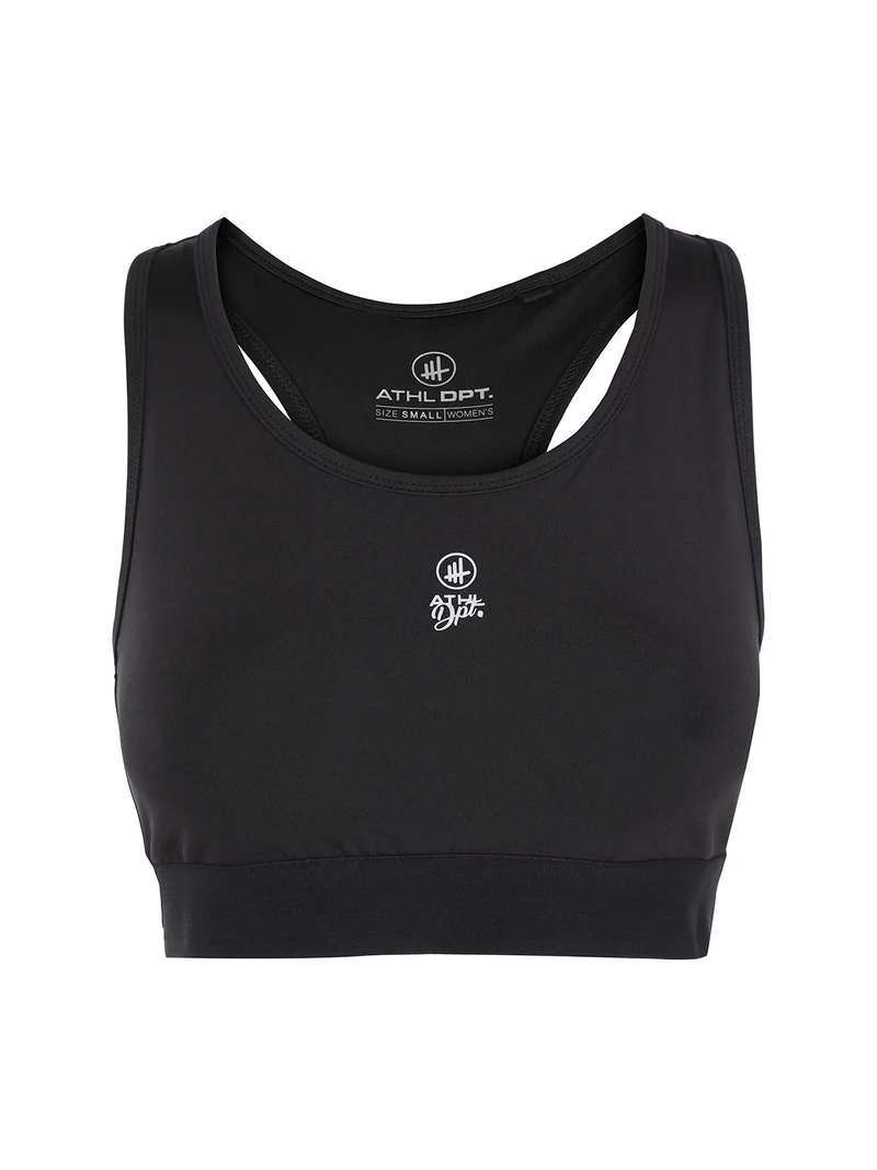 Top sportivo donna - nero