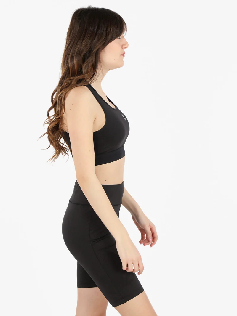 Top sportivo donna - nero