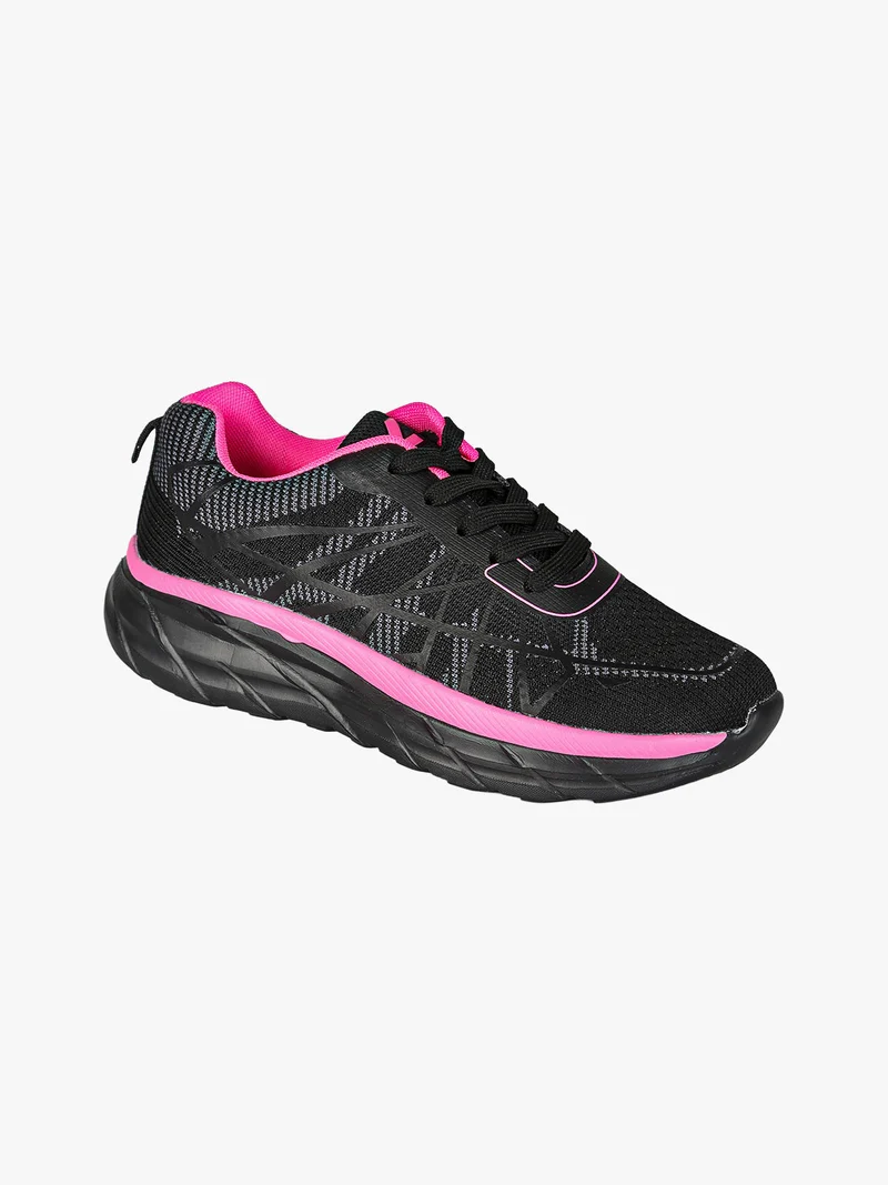 Sneakers sportive da donna stringate - fucsia