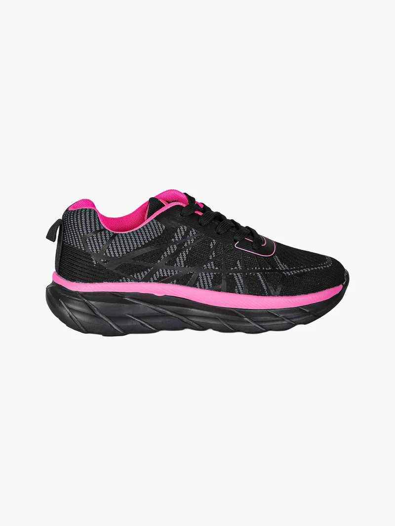 Sneakers sportive da donna stringate - fucsia