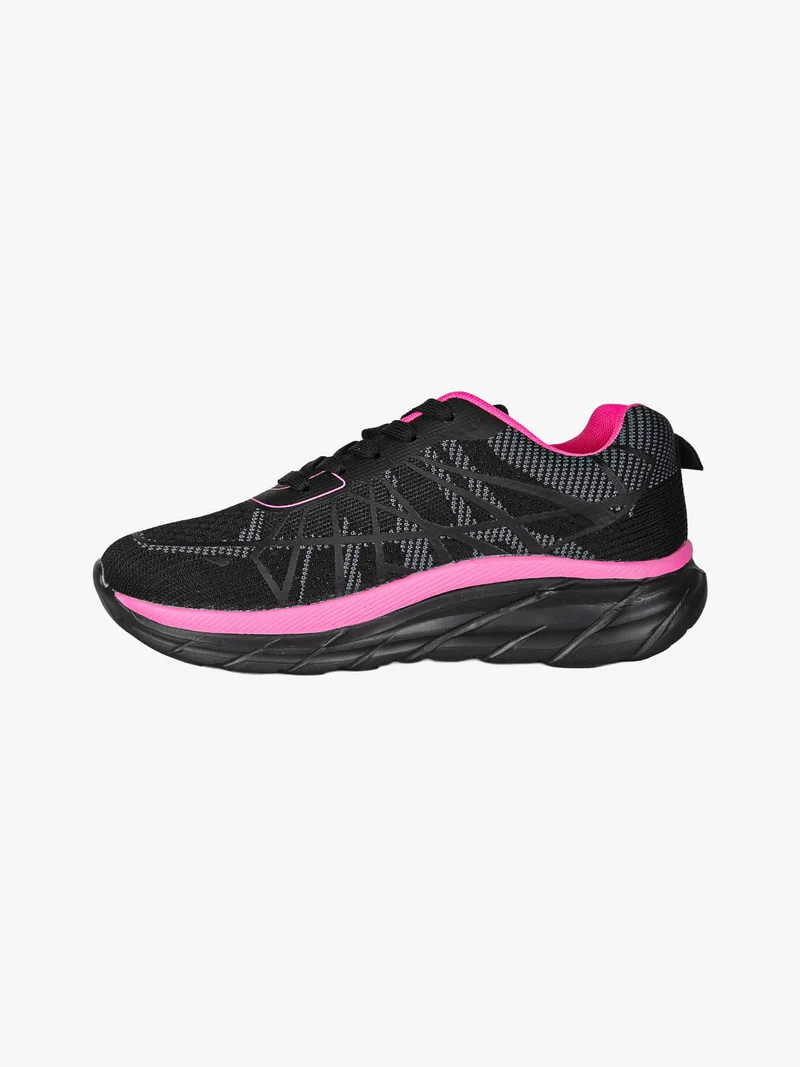 Sneakers sportive da donna stringate - fucsia