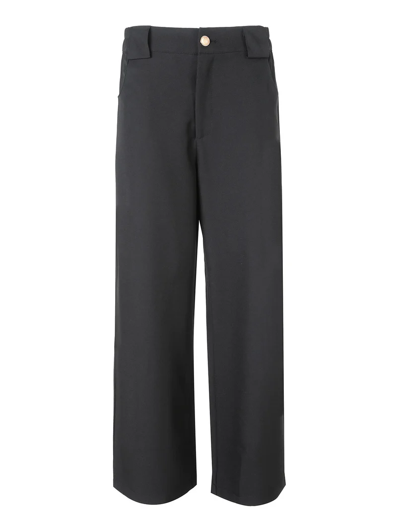 Pantaloni donna eleganti a gamba larga - nero