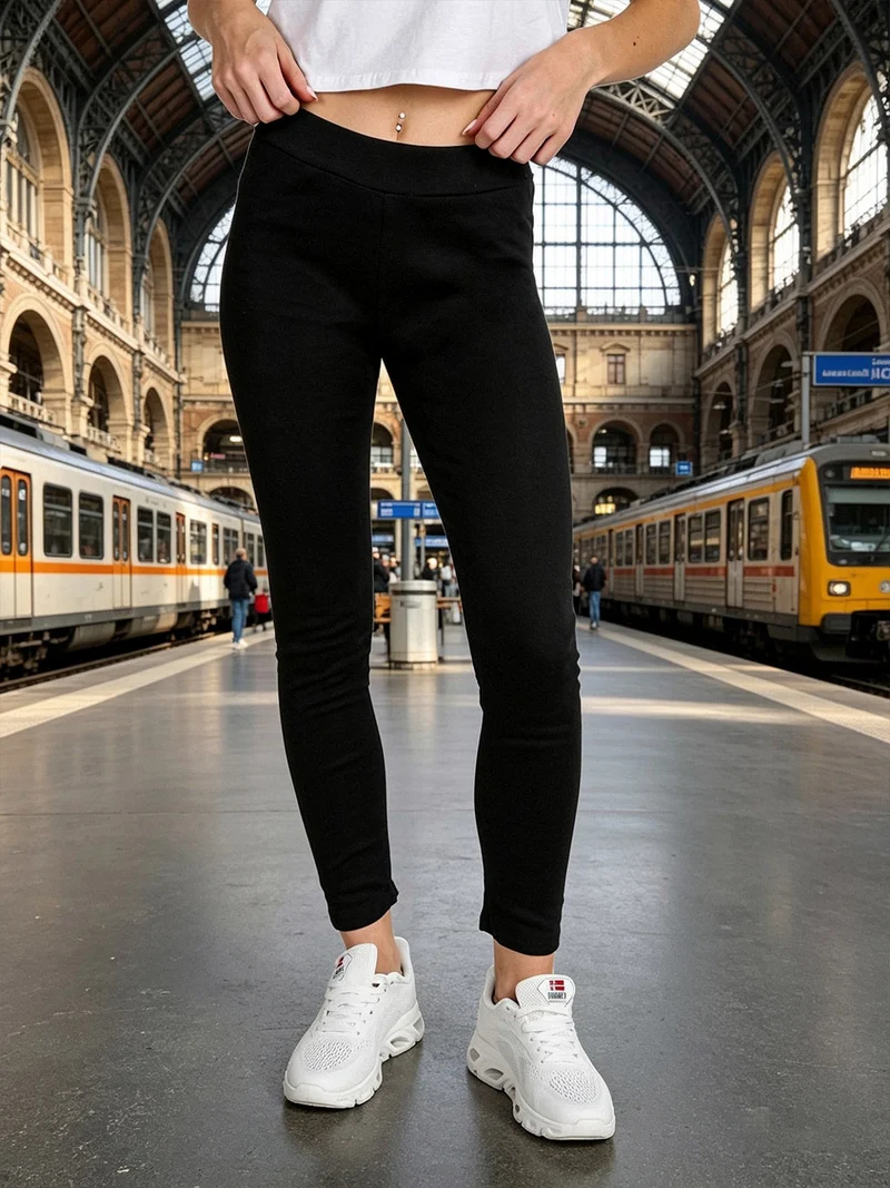 Leggings da donna - nero