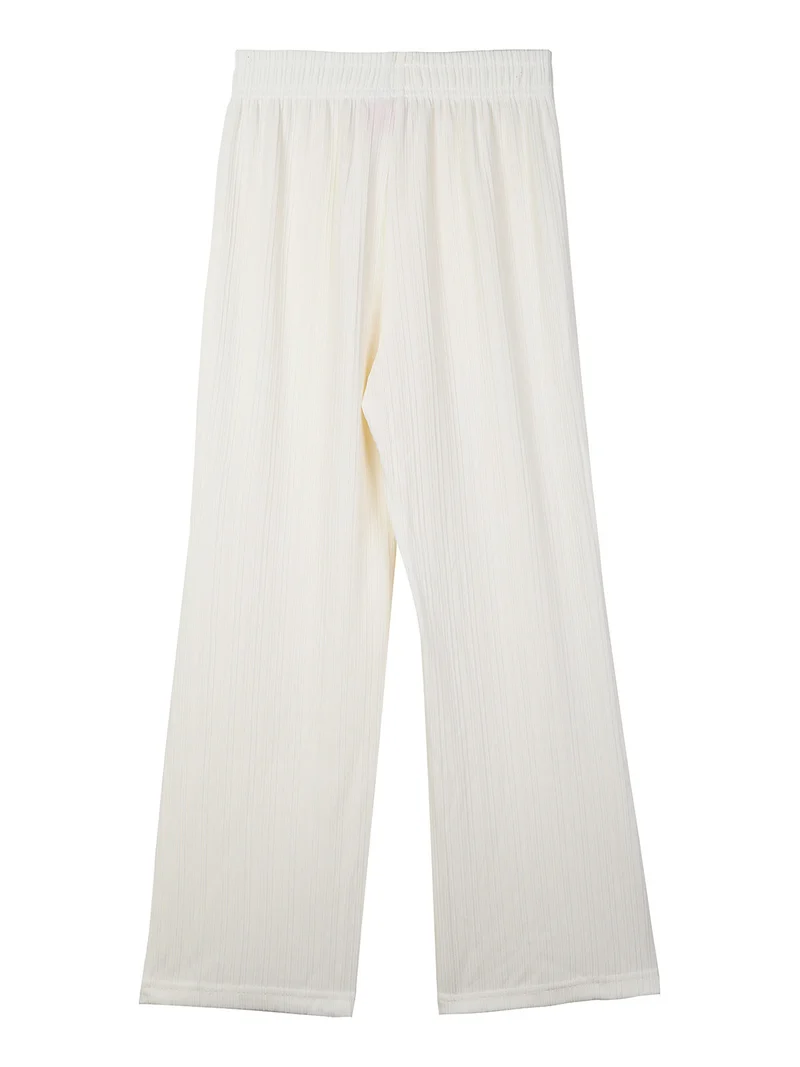 Pantaloni morbidi da ragazza - beige