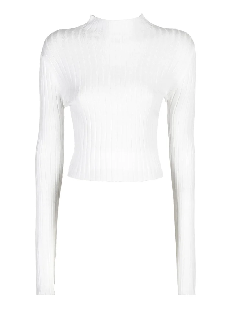 Maglia donna lupetto - bianco